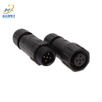 Connecteur circulaire étanche M16 4P 250V 5A en alliage de cuivre plaqué or, mâle/femelle, montage sur panneau, fiche aviation LED, IP67