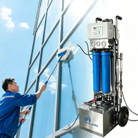 Système de filtration d'eau RO portable avec pompe 500L/heure, garantie 1 an, pour le nettoyage des vitres, des panneaux solaires, des voitures