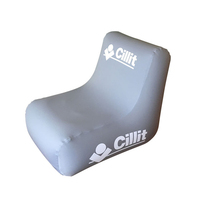 Banc gonflable imprimé en forme de U, mobilier pour événements en plein Air, Camping, canapé pneumatique Portable