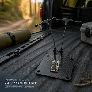 Récepteur Nano Diversity RadioMaster RP3 ELRS3.0 2.4G à double antenne, fréquence de rafraîchissement 500Hz, télémétrie CRSF, récepteur FPV UAV - Product Image 1