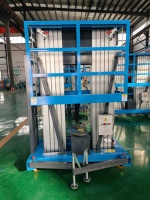 Nouvelle plateforme mobile électrique en alliage d'aluminium SJL20-160-6 avec une hauteur maximale de 20 pouces pour la construction et la vente au détail
