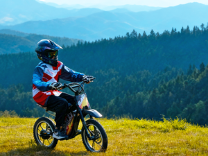 Vélo électrique longue portée 36V pour enfants et adultes, moto tout-terrain avec une autonomie de 24 à 28 miles, moteur 250W, étanche IPX4 - Product Image 4