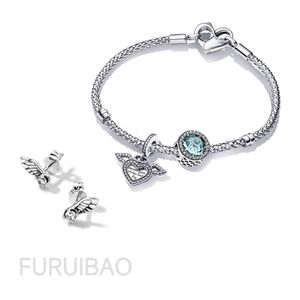 DoraAAF Deep Blue Star River <span class=keywords><strong>Bracelet</strong></span> Set Sparkling 520 Diamond Bangles Trendy Recommandé pour Xia Zhiguang Party Occasions - Product Image 2