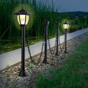 Solar Pathway Lights Waterproof Solar power Lawn Light Outdoor LED Landscape Solar Chain Light For Patio Yard Walkway