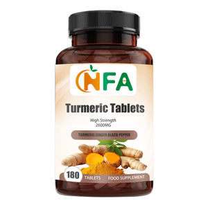 Tabletas de Cúrcuma de Marca Privada, Suplemento Alimenticio de 2600 mg, Extracto de Cúrcuma, Jengibre y Pimienta Negra, Favorece la Salud del Corazón, Refuerza el Sistema Inmunitario - Product Image 1