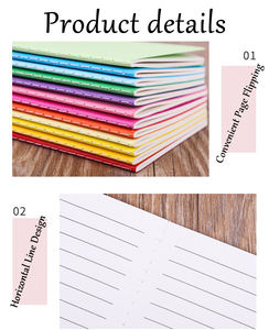 Carnet à couverture rigide personnalisé et coloré, carnet bon marché pour enfants, carnet ligné facile à écrire pour enfants et étudiants - Product Image 3