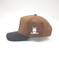 Gorras de Béisbol al por Mayor de Alta Calidad, Personalizadas, Impermeables, Deportivas, con Estampado de Leopardo, Argyle, Puntos, Unisex, de Secado Rápido, 5 Paneles, Dobby