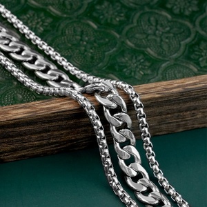 Fabricant de bijoux sur mesure, bracelets à maillons cubains, chaîne ronde, bracelet de poignet, acier inoxydable, bijoux tendance, accessoires de bijouterie - Product Image 2