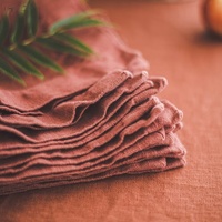 Serviettes en tissu de lin serviettes de mariage linge de table et de cuisine