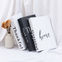 Modische Deko-Bücher für Zuhause Moderne Luxus-Bücher Selbstklebende Dekorative Buchbox für Wohnzimmer Bücherregal