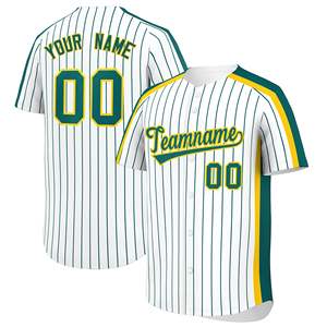 Camicie sportive da Baseball personalizzate e traspiranti a righe retrò con divisa da Baseball in bianco da <span class=keywords><strong>squadra</strong></span> e Club personalizzata - Product Image 3