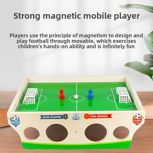 <span class=keywords><strong>Gioco</strong></span> di <span class=keywords><strong>Calcio</strong></span> Balilla in Legno, Blocchi da Costruzione Assemblabili, Figurine Sportive, Campo da Basket, Vendita Transfrontaliera - Product Image 4