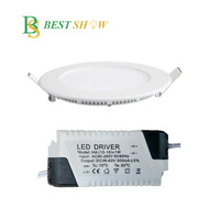 Boîte en aluminium américaine personnalisée pour panneau lumineux LED rond de 6 à 8 pouces, 12 W à 18 W, avec boîte de jonction