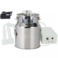 Machine à traire de vache de 14 litres de prix usine portative machine à traire de vache et de moutons réglable par vitesse électrique