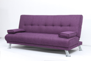 Sofá <span class=keywords><strong>Cama</strong></span> <span class=keywords><strong>Morado</strong></span> Más Vendido, Diseño Moderno con Tapicería de Tela para Salas de Estar y Dormitorios - Product Image 2