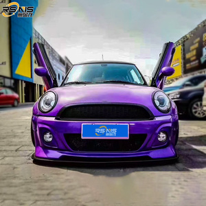 Kit Carrozzeria Per BMW <span class=keywords><strong>Mini</strong></span> Serie R56 <span class=keywords><strong>R57</strong></span> R58 Stile LB Paraurti Anteriore Minigonne Laterali Passaruota Spoiler Posteriore Kit Wide Body Auto - Product Image 5