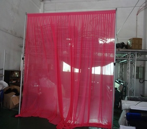 Chiffon Curtains <b>Backdrop</b> Wedding Adjustable Pipe and Drape Durable Pipe and Drape - Product Image 6