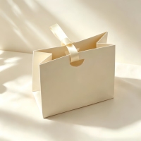 Sac de shopping en papier kraft noir biodégradable, durable, écologique, laminé, imprimé sur mesure