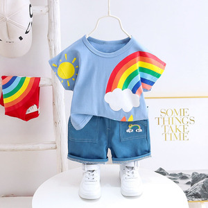 Set di Abbigliamento Estivo Casual di Alta Qualità per Bambini Maschi da 1 a 4 Anni Vendita all'Ingrosso Ideale per Bambini - Product Image 1