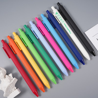 Vente chaude Dessin Animé Acrylique Patch Couleur Neutre Stylo Presse Journal Sec Bonbons Couleur Noir Stylo