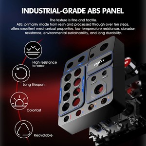 PXN CB1 Racing Button Box Compatibile con V9 GEN2 e PC, Illuminazione RGB Regolabile, Adatto <span class=keywords><strong>per</strong></span> <span class=keywords><strong>Giochi</strong></span> di Simulazione di Corse - Product Image 6