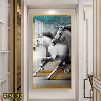 Art mural nordique décor à la maison photo peinture murale impression sur toile cadres en aluminium salon décor à la maison peintures d'art mural
