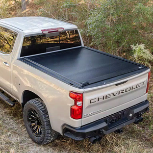 Couvre-benne arrière automatique à rouleaux pour Dodge Ram Rebel 1500 2500 Trx 6'4 8ft 2017 2022 2025 avec boîte Ram - Product Image 4