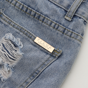 Tùy Chỉnh Khắc Kim Loại Nhãn Kim Loại Clip Đuôi Vải Kim Loại Clip Đuôi May Clip Răng Cho Quần Áo - Product Image 3