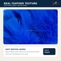 Plumes de dinde naturelles en gros, enfilées, 4-6 pouces, matériau pour la fabrication de mouches Streamer et Woolly Bugger
