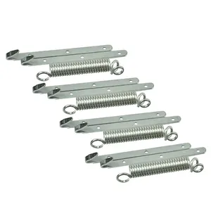 Bee Hive Spring Clip 4 molas e 8 ganchos Ferramentas apicultura Bee Hive Connector Bend Wire Holder