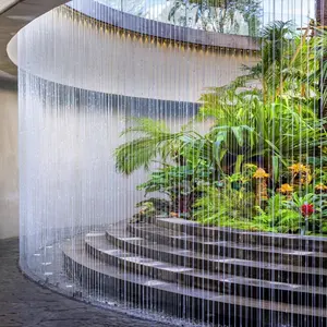 Roestvrijstalen Waterval Regenwatergordijn Voor Buitentuin Home Restaurant Hotel