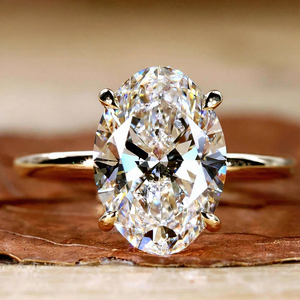 IGI-gecertificeerde laboratorium gekweekte diamanten ring CVD HPHT 0,5 ct tot 5 ct voor heren en dames, verlovings- en trouwring, op maat gemaakt, 14k 18k massief goud - Product Image 1