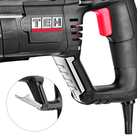 Marteau perforateur rotatif électrique TEH SDS-PLUS, 3.0J d'impact, 5500BPM, 0-900RPM, sans fil, bricolage, 220V, béton 26mm/acier 13mm/bois 30mm