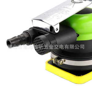 Amoladora Neumática Haisi 9421X de 7 Pulgadas, Lijadora de Aire Vibratoria Triangular para Ruedas Abrasivas Recubiertas, con Interruptor de Gatillo y Escape Trasero - Product Image 3