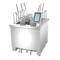 Cuiseur à pâtes électrique à 6 paniers avec levage automatique, équipement de cuisson efficace pour les chaînes de restauration rapide