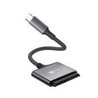 Kabel Konverter USB C ke SATA USB3.0 ke 2.5'' SATA Hard Driver Adapter Cangkang Aluminium Konverter Eksternal untuk SSD HDD