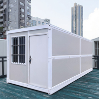 Maison conteneur mobile modulaire préfabriquée détachable de 40 pieds, alimentée à l'énergie solaire, pour hôtel, villa, avec panneaux sandwich en kit et design moderne