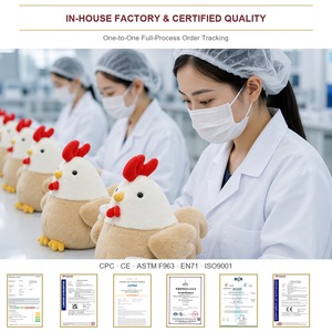 Peluche <span class=keywords><strong>de</strong></span> <span class=keywords><strong>Gallo</strong></span> Suave con Detalles <span class=keywords><strong>de</strong></span> Pezón y Pico Rojos, Lindo Pollo <span class=keywords><strong>de</strong></span> Peluche para Decoración <span class=keywords><strong>de</strong></span> Cocina Rústica y Regalo para Cesta <span class=keywords><strong>de</strong></span> Pascua - Product Image 3