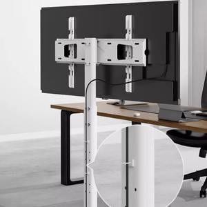 <span class=keywords><strong>Mobile</strong></span> <span class=keywords><strong>TV</strong></span> piedistallo con schermo di visualizzazione integrato ruota, carrello <span class=keywords><strong>Mobile</strong></span> <span class=keywords><strong>TV</strong></span> Stand per soggiorno e camera da letto - Product Image 4