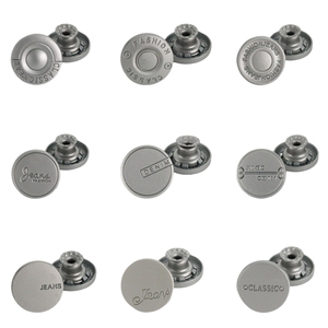 Phần Cứng Bán Hàng Nóng Botones Personalizados Khắc Vàng Thương Hiệu Tùy Chỉnh Quần Áo Logo Kim Loại Dập Nổi Quần Jean Nút Kim Loại Nút - Product Image 5