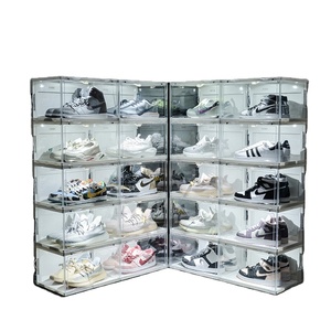 big shoe box storage shoe storage box led