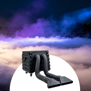 Machine à Brouillard Double Tête Étanche pour Mariages, Scènes, Discothèques, DJ, Fêtes – <span class=keywords><strong>Effet</strong></span> de Fumée Professionnel Haut de Gamme avec Télécommande DMX - Product Image 1