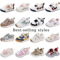 Chaussures de sport décontractées pour enfants, garçons et filles, respirantes, légères, antidérapantes, à semelle en caoutchouc, avec fermeture auto-agrippante, nouvelle collection