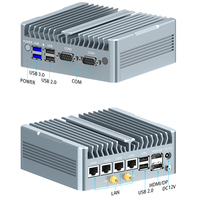 Venta al por mayor I3 I5 I7 caja Pc Mini Pc Gamer Oem Windows 11 Win 10 Linux Vga Com DC12V Odm Fanless Industrial Mini Pc