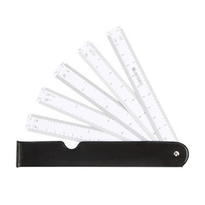 Bướm Fan Shaped nhựa có thể gập lại quy mô Cai Trị cho thiết kế nội thất quần áo đa chức năng vẽ - Product Image 4