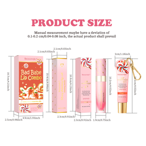Bad <strong>Babe</strong> Lip Combo Long Lasting Moisturizing Glossy Deeply Hydrates Smoothing Lip <strong>Oil</strong> and Lip Balm Set Skin Care Gift for Women - Product Image 6