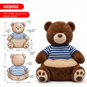 Peluche Personalizado, Muñeco de Peluche Hecho a Medida, OEM-ODM, Oso de Peluche, Muebles para Habitación Infantil, Animal de Peluche Personalizado - Product Image 1