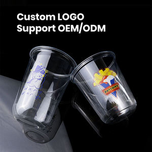 10/12/14/16/18/20/22oz Disposable Pet Drink <strong>Cups</strong> for Bubble Tea <strong>Iced</strong> <strong>Coffee</strong> <strong>Cup</strong> With Lid Custom Disposable Plastic <strong>Cups</strong> - Product Image 5