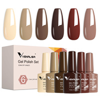 Kit de Vernis à Ongles Gel Venalisa 2026, 6 Pièces/Kit, Cadeau de Manucure, OEM ODM, Votre Marque Privée, Vernis à Ongles Gel, Laque, Kit Complet