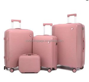 Ensemble de 2 valises rigides légères anti-rayures, bagages <span class=keywords><strong>cabine</strong></span> emboîtables, logo personnalisé, prêts à expédier - Product Image 3